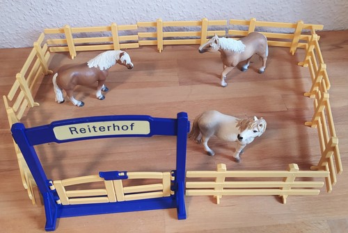 Schleich reiterhof zäune - , reiterhof/