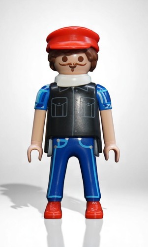 Playmobil figur zug bahnhof - figur,