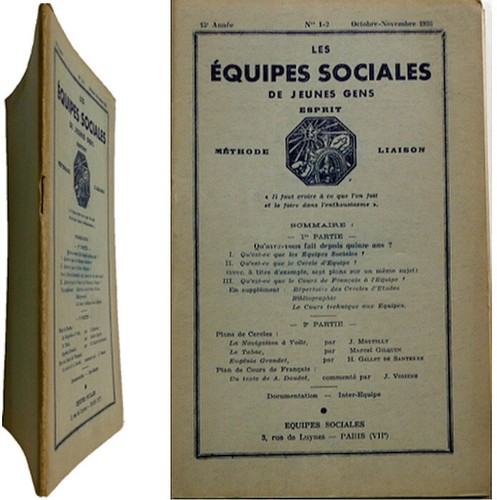 Bulletin teams sociales 1936 - teams, 1/1936