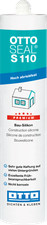 Ottoseal S110 Premium Bau Silikon 310ml Holz, Metall Kunststoff Fassaden Glas