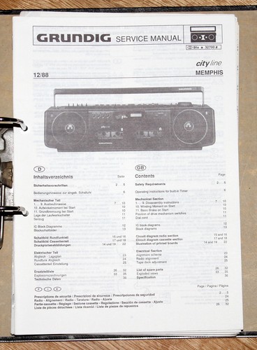 Grundig memphis - memphis, line)