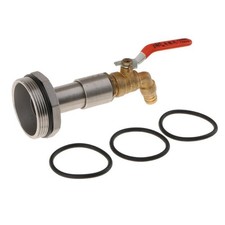 DN50 / 2" Tonne Fassadapter Auslaufhahn Ölhahn Öl Faßhahn Regenwasser für 200L