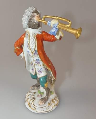 Meissen figur trompeter - meissen,
