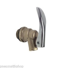 Fasshahn selbstschließend mit Federkraft aus MS, Auslaufhahn, Hahn, Messinghahn