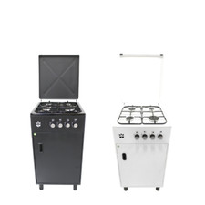 Gasmann 50cm Standherd SHG5050F mit Flaschenfach Propan 50 mbar 4 Gas-Koche