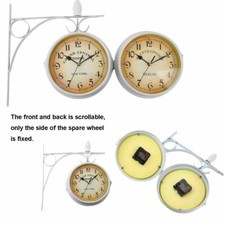 Weiß Antik Wanduhr