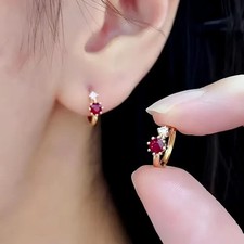 Mini Creolen 18K vergoldet –