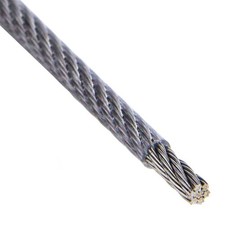 Drahtseil Edelstahl VA 7x7 PVC