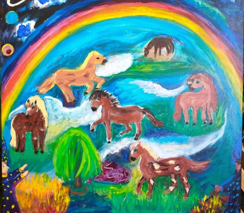 Hadassa acrylgemälde original - hadassa,