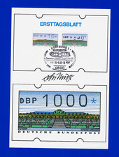 Wertfehldruck Ersttagsstempel