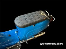 Sitzbank "Swing" lang mit Schwalbestickerei für Simson KR51 Schwalbe