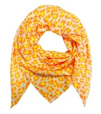 XL Dreieck Strickschal Leopard