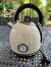 Elektrischer Wasserkocher NEU, "Vintage" 1,7 L, Edelstahl 2200w