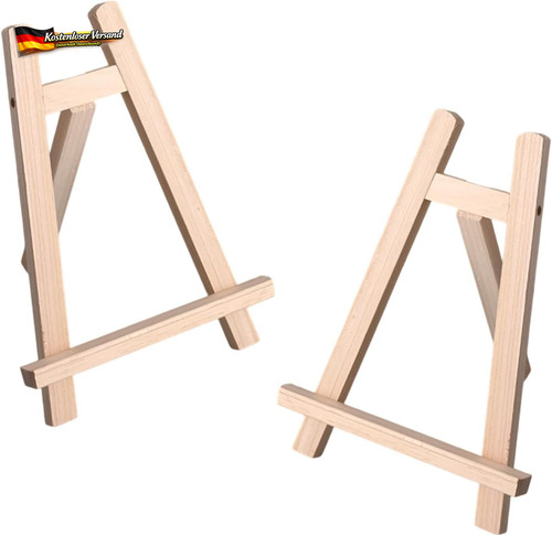 Tischstaffelei holz klein - tischstaffelei,