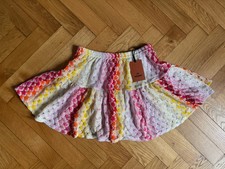 Missoni Minirock Dégradé lace-effect flounced miniskirt Gr. 38
