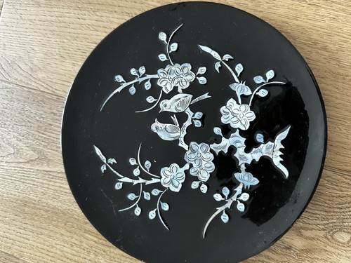 Asiatischer lackteller - asiatischer,