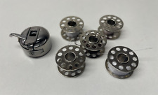 Spulenkapsel mit 5 Spulen für Nähmaschine SINGER Symphonie 2250