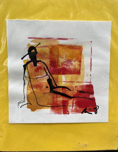 Frau expressiv original - frau,