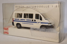 Busch Fiat Ducato Kombi Werbemodell Airport Shuttle SoMo Vedes 1:87 OVP