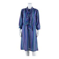 Damen A-Linien-Kleid Lila