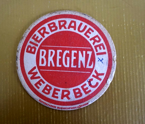Bierdeckel weberbeck - bierdeckel, "weberbeck