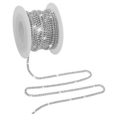 Strassband silber yards 2 - silber, 10