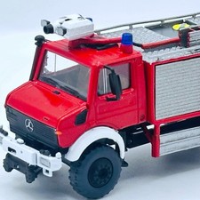 Feuerwehr Eigenbau Mercedes Unimog Kibri  Resin Rosenbauer Flugfeldlöschfahrzeug