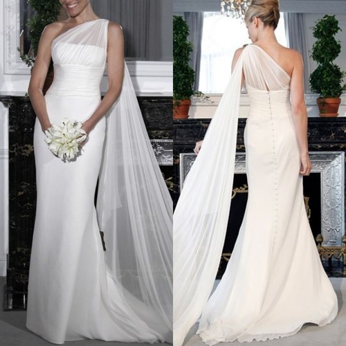 Satin brautkleider mit - brautkleider, kappe