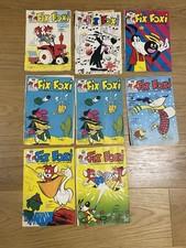Fix und Foxi Comic Raritäten – 8 Ausgaben (ca. 1964) – Zustand siehe Fotos