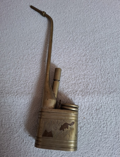 Taschenwasserpfeife metall - taschenwasserpfeife,