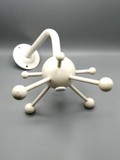 Sputnik Garderobe Vintage Design weiß Ikea Borsani Stil Wandgarderobe Holz