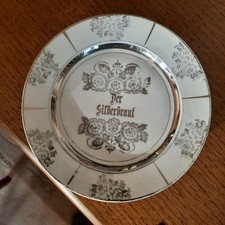 Geschirr zur Silberhochzeit