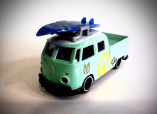 Majorette VW  T1 Doka Pickup mintgrün Gepäckträger Surfbrett OVP KOMBIVERSAND!!!