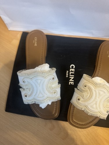Celine marina mule - aus, fransen