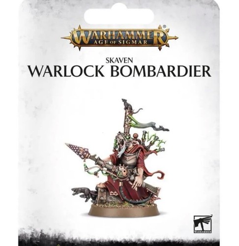 Skaven warlock bombardier - skaven,