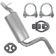 Endschalldämpfer Auspuff Endtopf Schalldämpfer für Volvo V50 2.0 D Kombiwagen