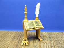 Stehpult, Schreibfeder, Tintenfass, Buch, Schlüssel & Kerze Playmobil G310