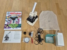 Mikroskop von Bresser 96-19600 in creme mit Zubehör