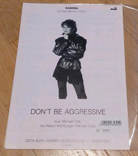 SANDRA LAUER MICHAEL CRETU DON'T BE AGGRESSIVE SHEET MUSIC PAINTINGS IN YELLOW