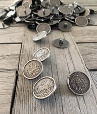 10 Stück alteisen farbene