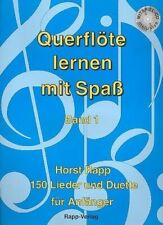 Querflöte lernen mit Spaß 1, Lieder und Duette PORTOFREI VOM  MUSIKFACHHÄNDLER