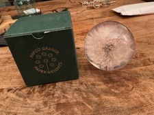 vintage Hafod Grange Paperweights Briefbeschwerer Pusteblume
