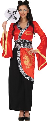 Rotes chinesin asiatin chinese - rotes,