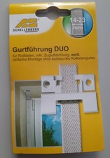 Rolladen-Gurtführung 14-23 mm, weiß, inkl. Zugluftdichtung