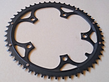 Alu Kettenblatt Schwarz, 52 Zähne, 130mm Lochkreis, 52T