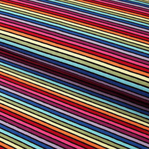 Jersey stoff regenbogen - regenbogen, bunte