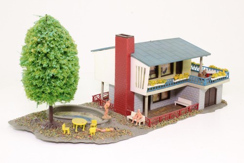 Faller 523 villa mit pool - h0,