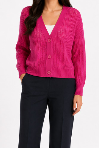 Strickjacke rosa esisto pure - strickjacke,