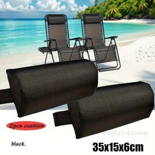 2x Kopfstütze Kissen Kopfkissen Garten Für Sonnenliege Liegestuhl Nackenkissen