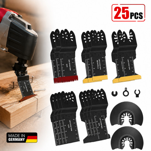 Multitool sägeblätter set - sägeblätter, 25